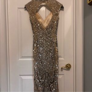 Elegant Sequin Evening Dress